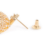 Charming Pearl CZ Jhumki Earrings - Gold