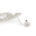 Elegant Pearl and CZ Dangle Earrings