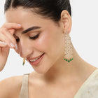 GraceLine CZ Sparkling Drop Earrings