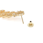 GraceLine CZ Sparkling Drop Earrings
