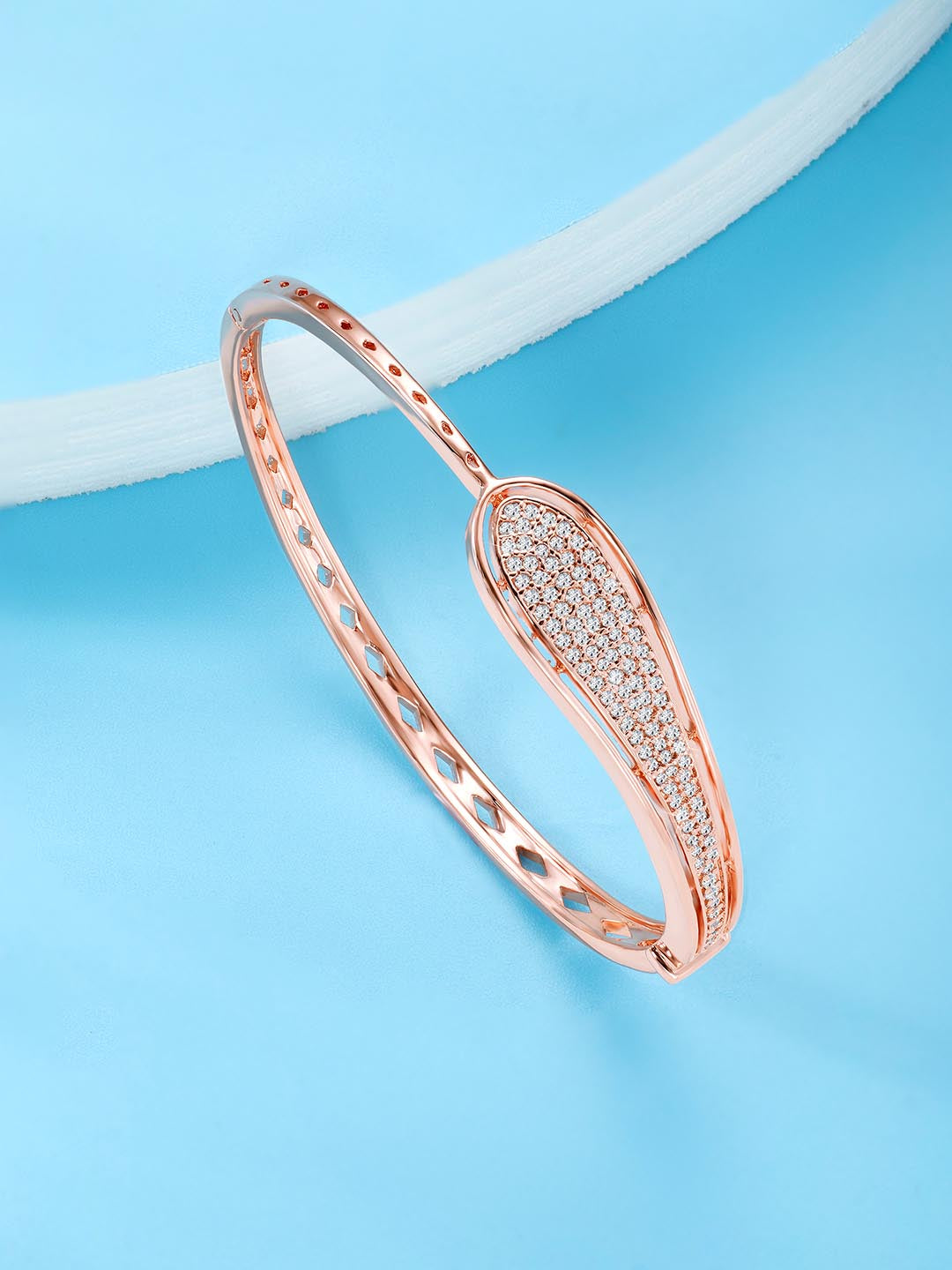 Chic Shine CZ Studded Kada for Daily Glam