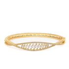 Gracebound Twist Zirconia Kada Bracelet