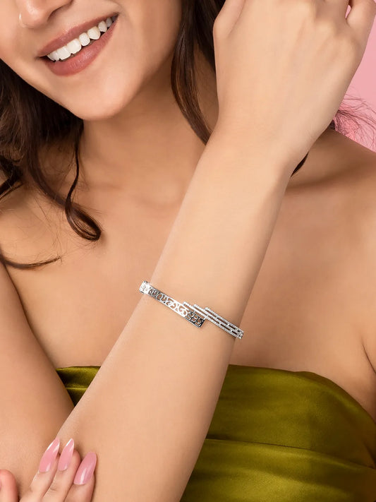 Contemporary Twist Cuff Bracelet