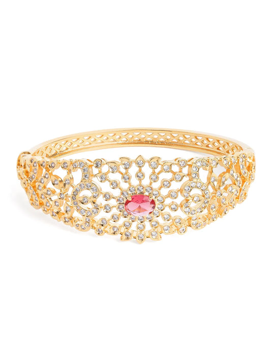 Celestial Grace Crystal Bangle