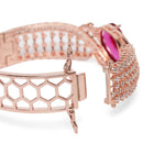 Statement Kada with Ruby Teardrop Sparkle
