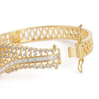 Timeless Sparkle Faux Ruby Bangle