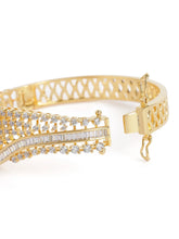 Timeless Sparkle Faux Ruby Bangle