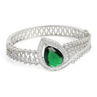 Celestial Radiance CZ Kada Bangle