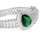 Celestial Radiance CZ Kada Bangle