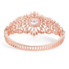 Royal Rose Gold CZ Floral Statement Kada