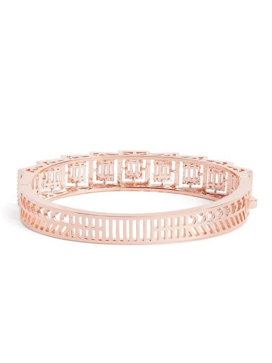 Modern Royal CZ Frame-Set Kada