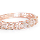 Modern Royal CZ Frame-Set Kada