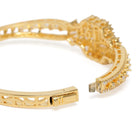 Royal Kada with Square CZ Glam Accents - Gold