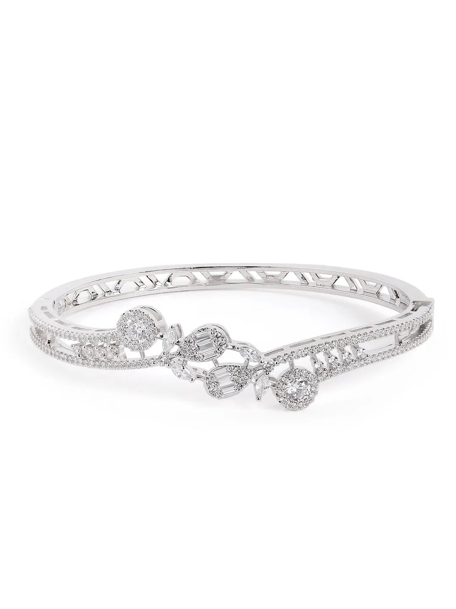 Timeless Glimmer CZ Studded Kada
