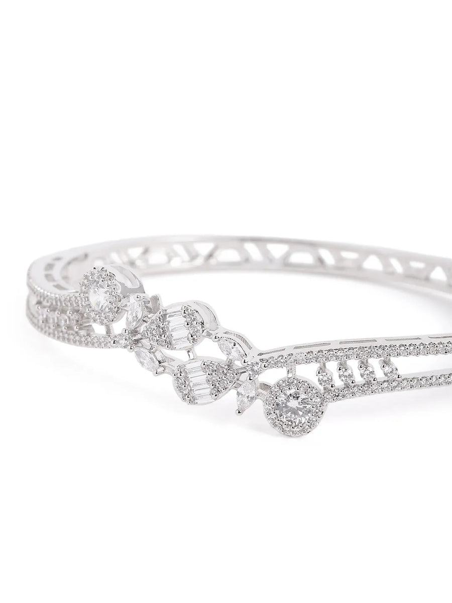 Timeless Glimmer CZ Studded Kada