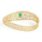 Royal Garden Faux Emerald Bangle
