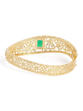 Royal Garden Faux Emerald Bangle