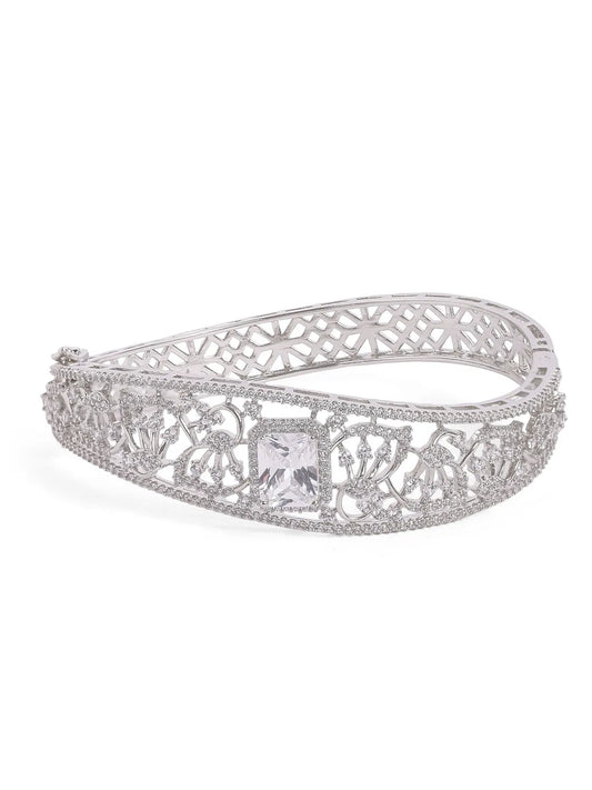 Royal Garden Crystals Kada Bangle