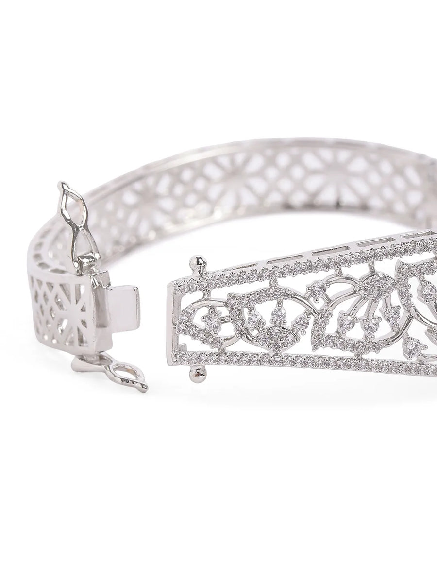 Royal Garden Crystals Kada Bangle