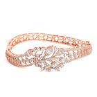 Floral and Leaf Inspired CZ Kada