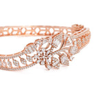 Floral and Leaf Inspired CZ Kada
