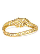 Floral and Leaf Inspired CZ Kada