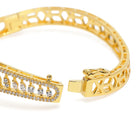 Floral and Leaf Inspired CZ Kada