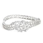 Radiant Grace CZ Floral Bangle