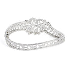 Radiant Grace CZ Floral Bangle