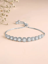 Oval Link CZ Studded Luxury Bracelet