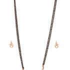 Exquisite CZ Studded Mangalsutra Set