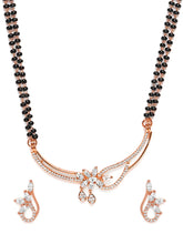 Exquisite CZ Studded Mangalsutra Set