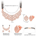 CZ Mangalsutra Set | Elegant & Sparkling Designs by Peora

