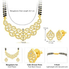 CZ Mangalsutra Set | Elegant & Sparkling Designs by Peora

