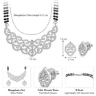 CZ Mangalsutra Set | Elegant & Sparkling Designs by Peora

