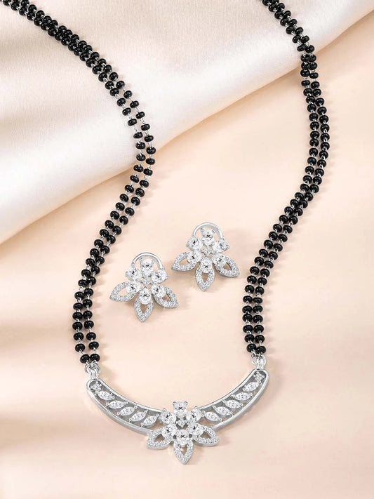 CZ Mangalsutra for Brides | Elegant Bridal Sets by Peora

