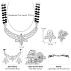 CZ Mangalsutra for Brides | Elegant Bridal Sets by Peora


