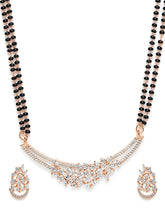 Graceful CZ Studded Mangalsutra Set