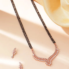 Shine with CZ Studded Mangalsutra Set