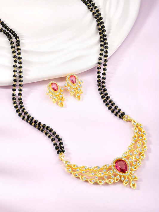 Hues CZ Mangalsutra Set | Colorful & Elegant Designs by Peora

