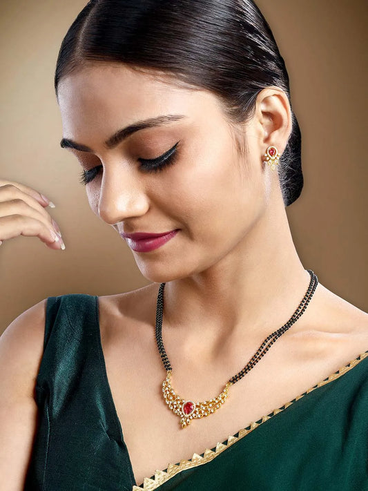 Hues CZ Mangalsutra Set | Colorful & Elegant Designs by Peora

