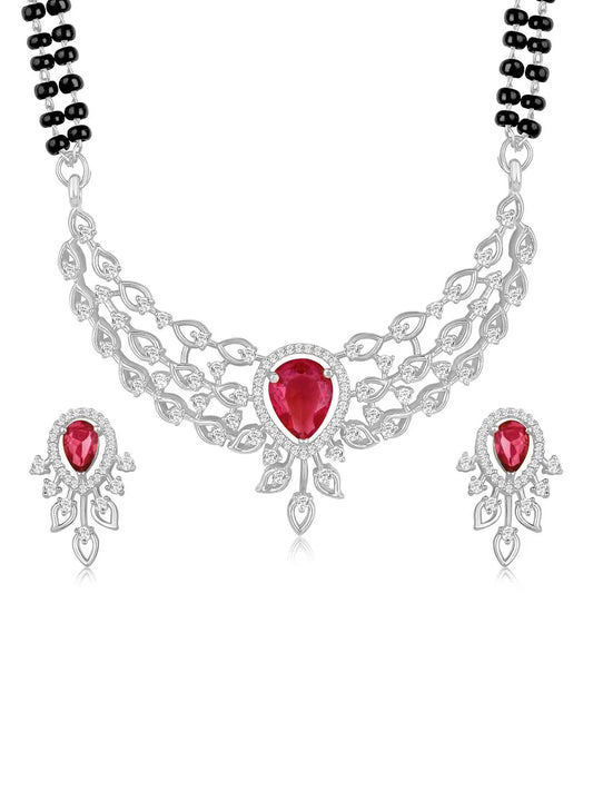 Hues CZ Mangalsutra Set | Colorful & Elegant Designs by Peora

