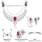 Hues CZ Mangalsutra Set | Colorful & Elegant Designs by Peora

