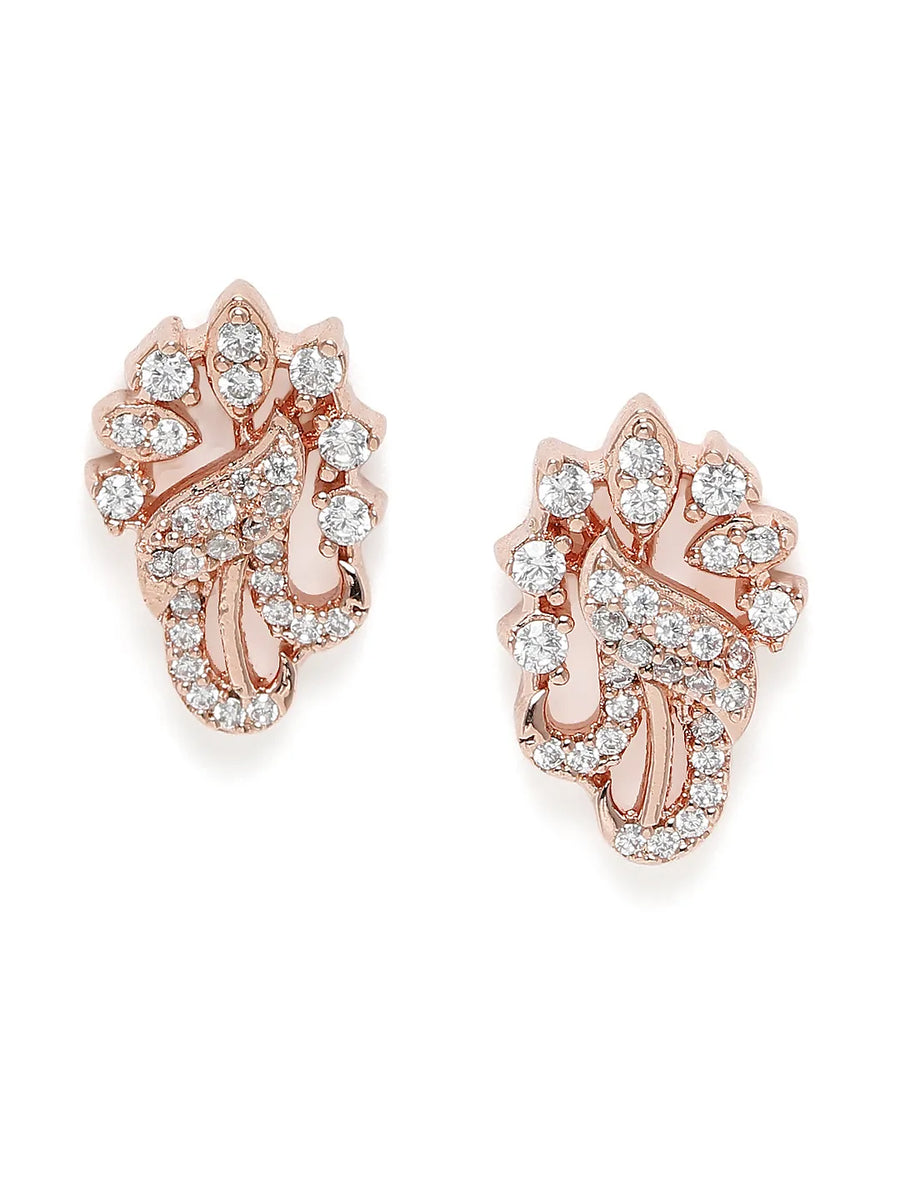 Chic Mangalsutra Set for Fusion Styling - Rose Gold