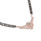 Chic Mangalsutra Set for Fusion Styling - Rose Gold