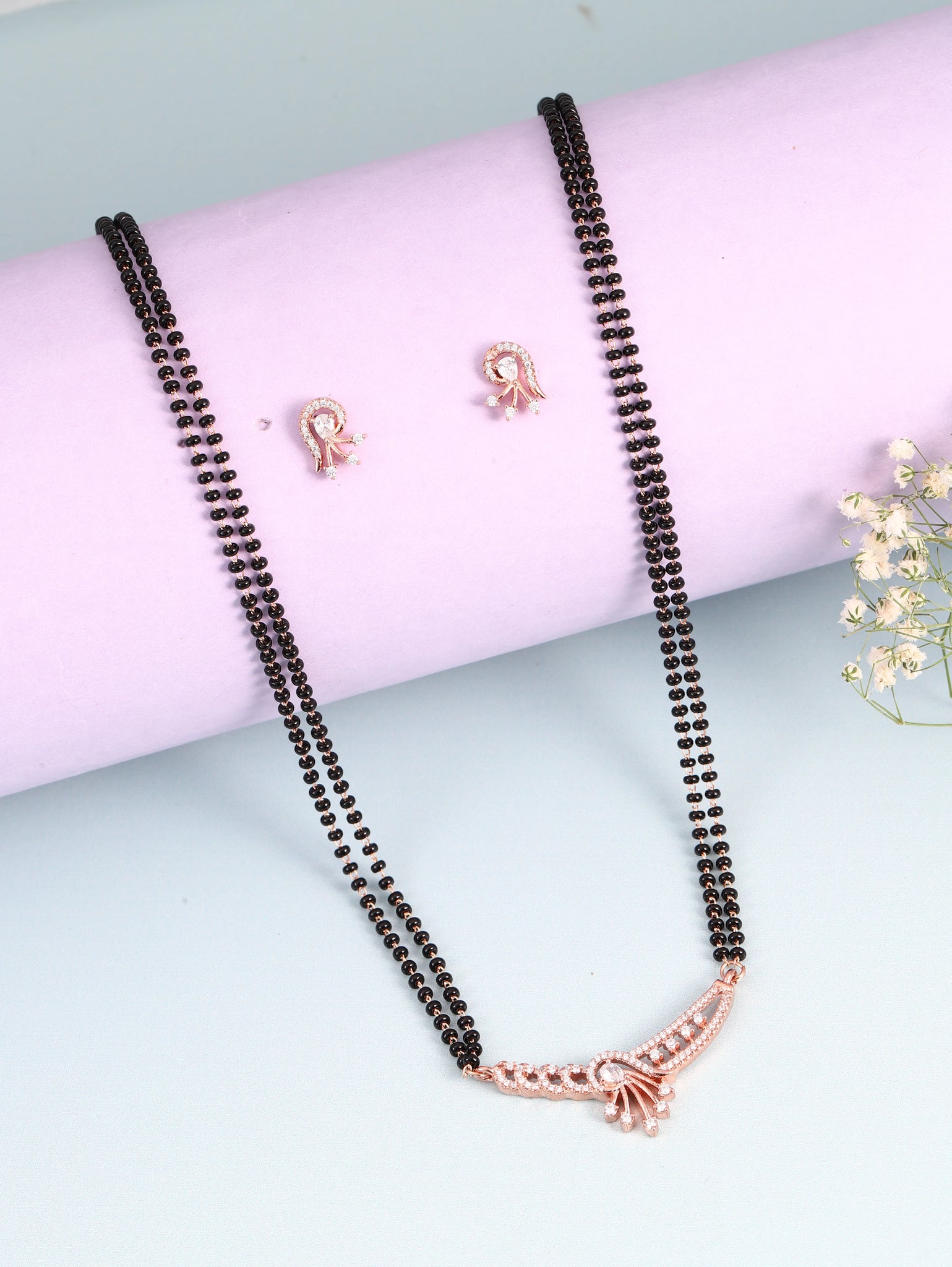 Trendy Mangalsutra with Earrings