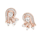 Trendy Mangalsutra with Earrings - Rose Gold