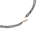 Trendy Mangalsutra with Earrings - Rose Gold