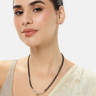 Trendy Mangalsutra with Earrings - Gold