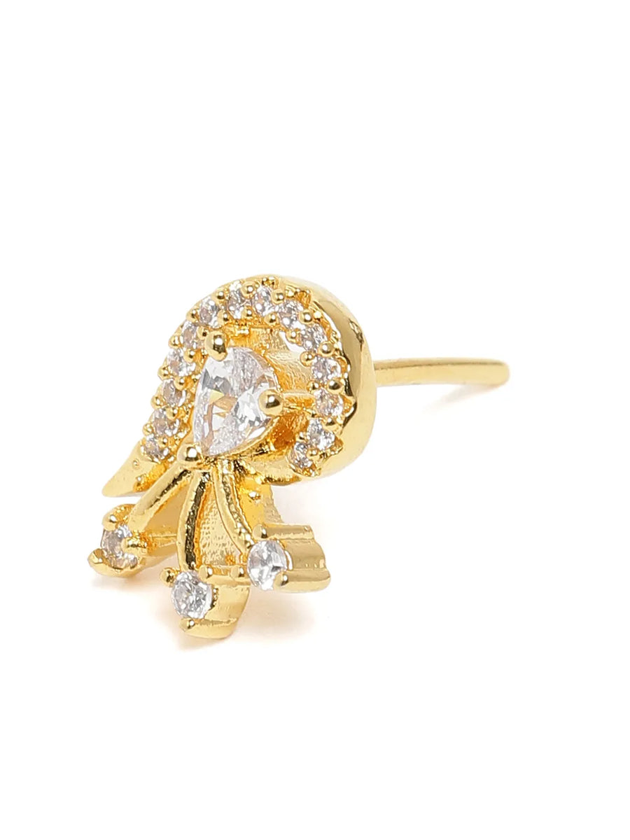 Trendy Mangalsutra with Earrings - Gold